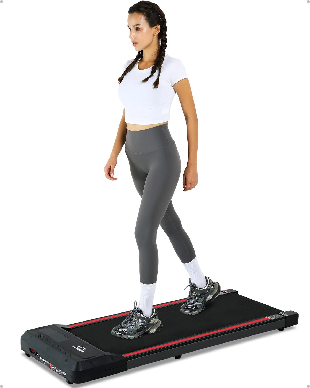 Black Portable Under Desk Treadmill Y403193