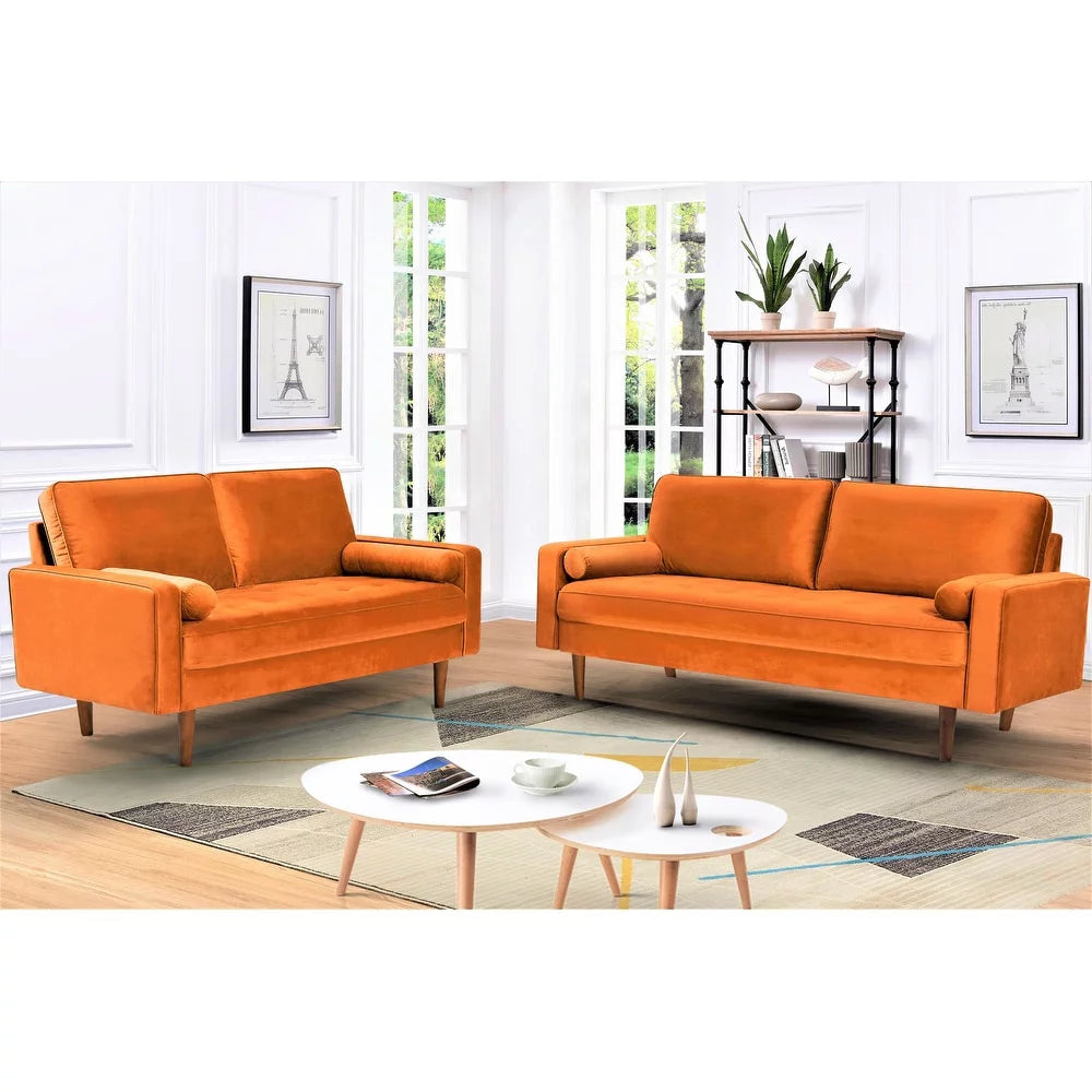 Velvet Sofa Loveseat F730099