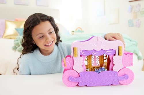 Disney Princess Carriage to Castle Transforming Playset with Doll C271459