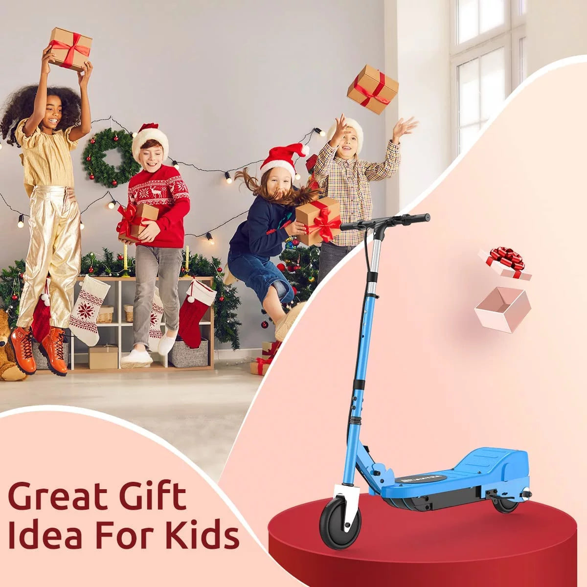 Electric Scooter with Adjustable Handlebar W1633