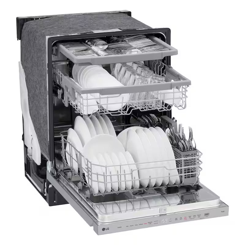 24 in. Smart Wi-Fi Dishwasher with 3rd Rack, Stainless Steel Z60823