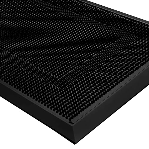 Black Heavy Duty Rubber Doormat W19392