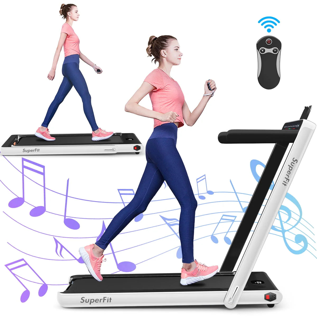 2 in 1 Folding Treadmill Q35039