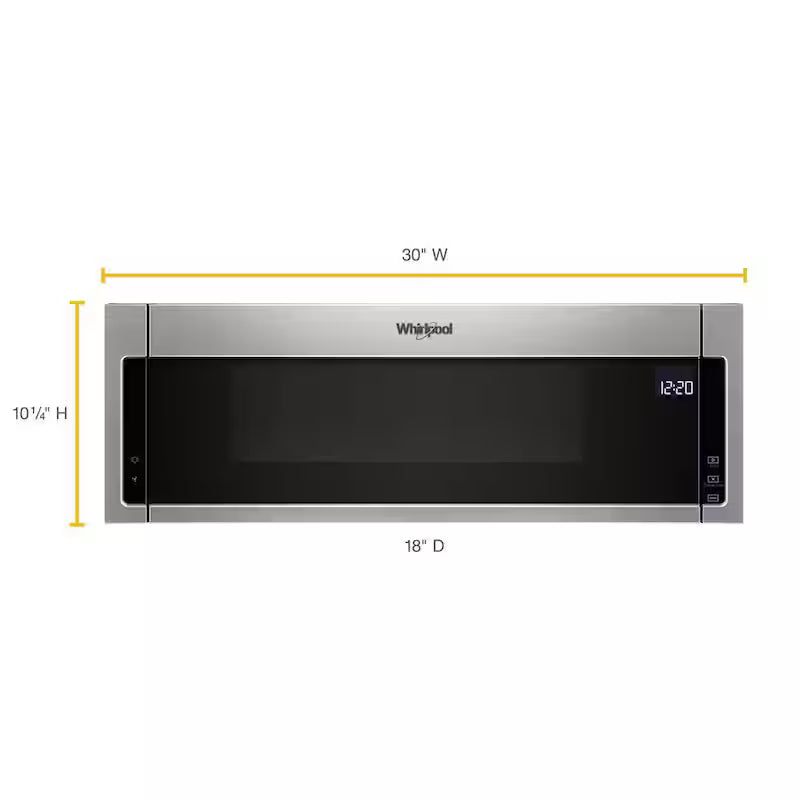 1.1 cu. ft. Low Profile Microwave Hood Combination Stainless Steel P403993