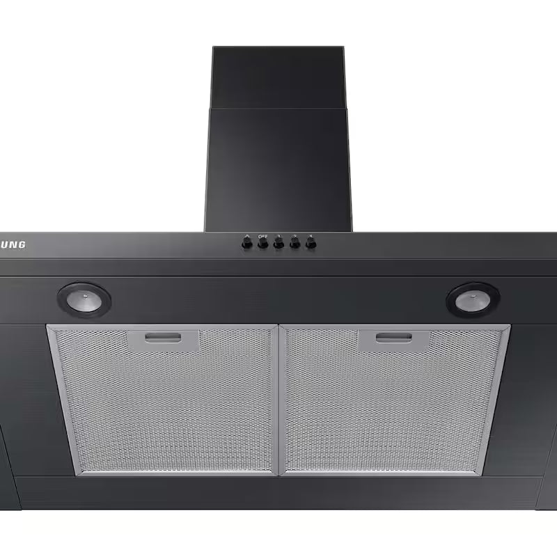 Wall Mount Range Hood with LED Lighting in Black Stainless Steel Q26716