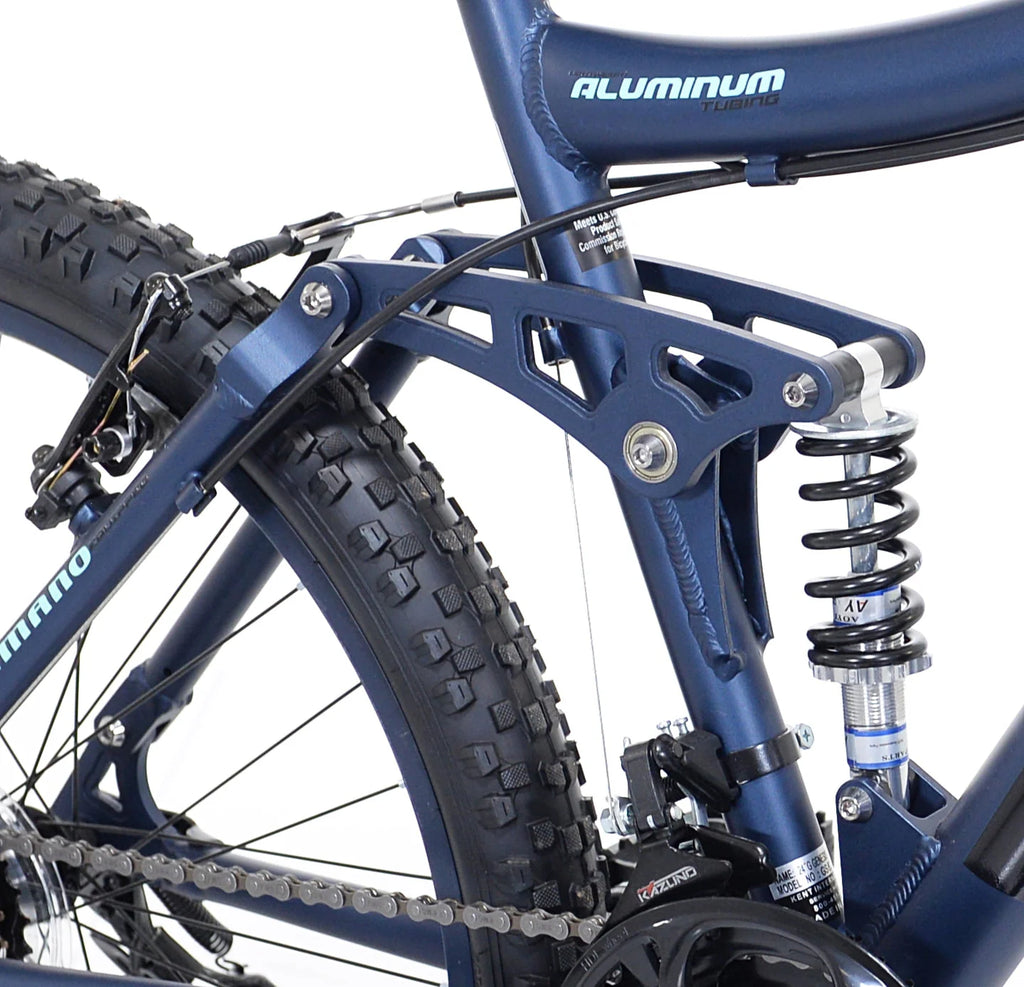 Blue Full Suspension Mountain Bike U898