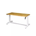 Adjustable Height Work Table in White D512241