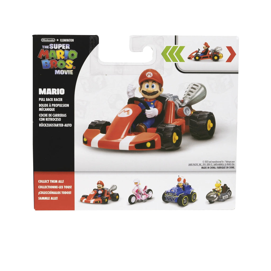 2.5 inch Mario Action Figure with Pull Back Racer W103