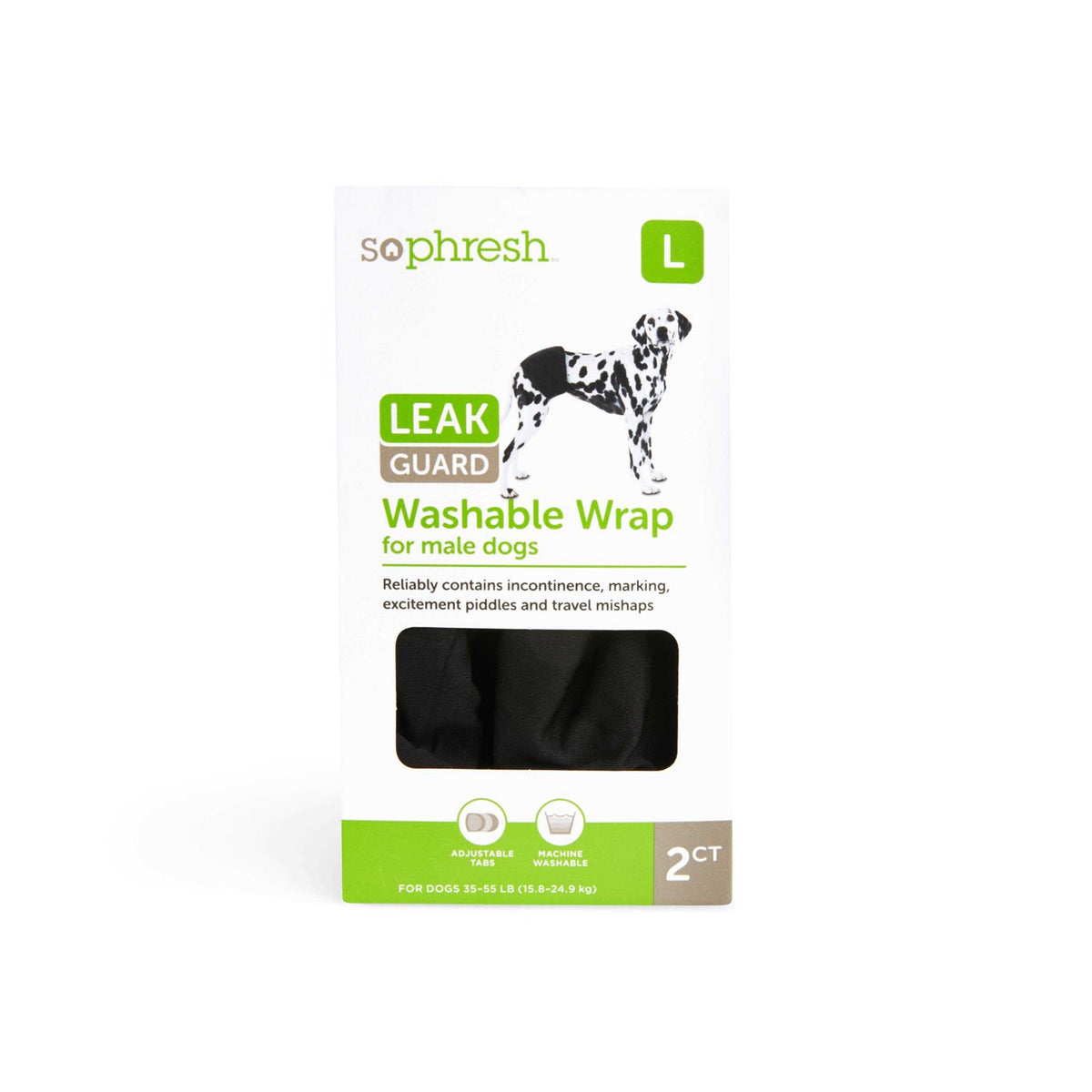 Washable Leak Guard Wrap for Male Dogs N34382