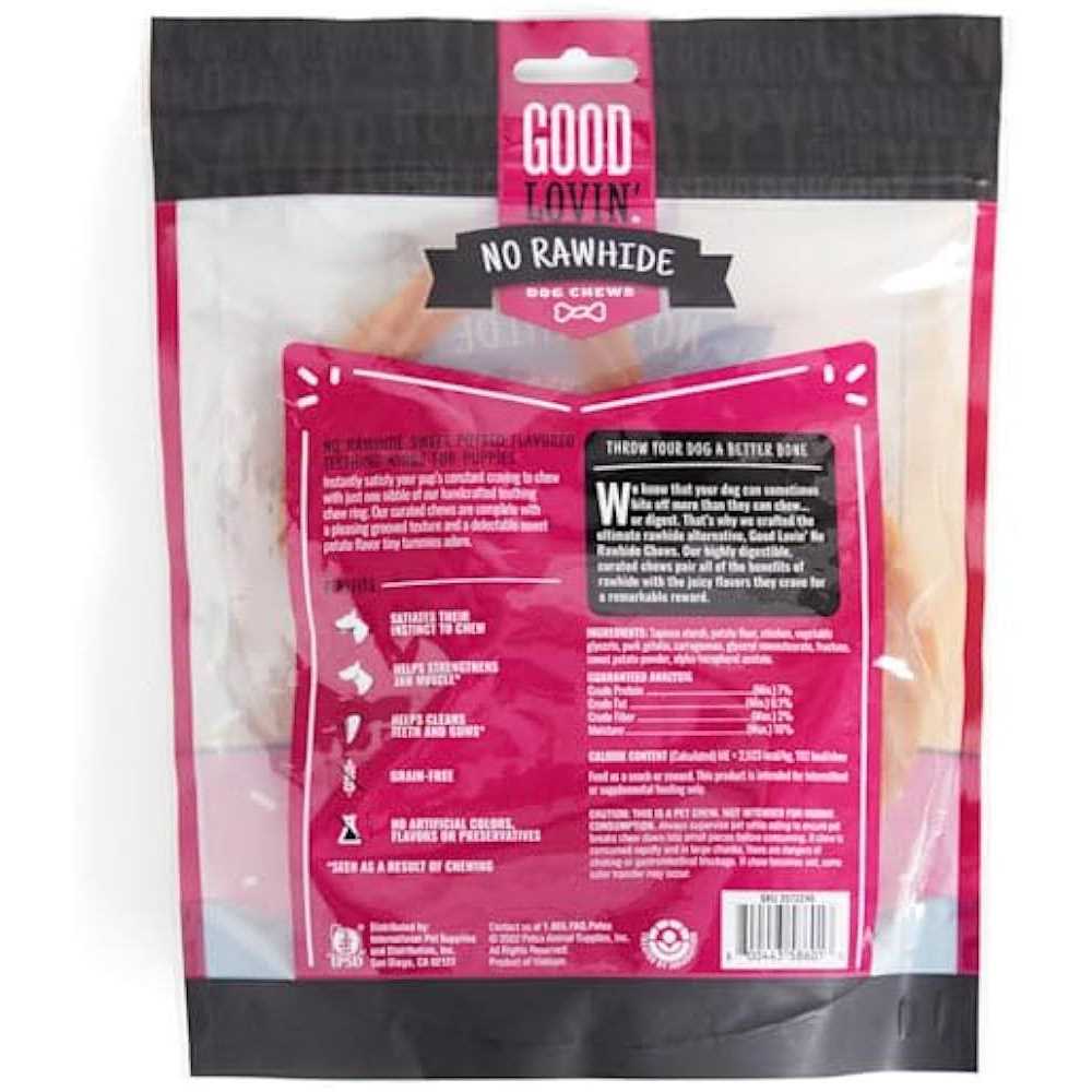 Sweet Potato Puppy Ring Dog Treats Z41916