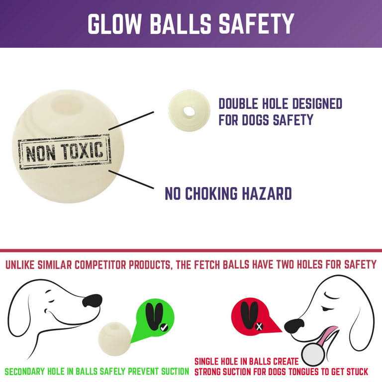 Glow Ball Dog Toys W246