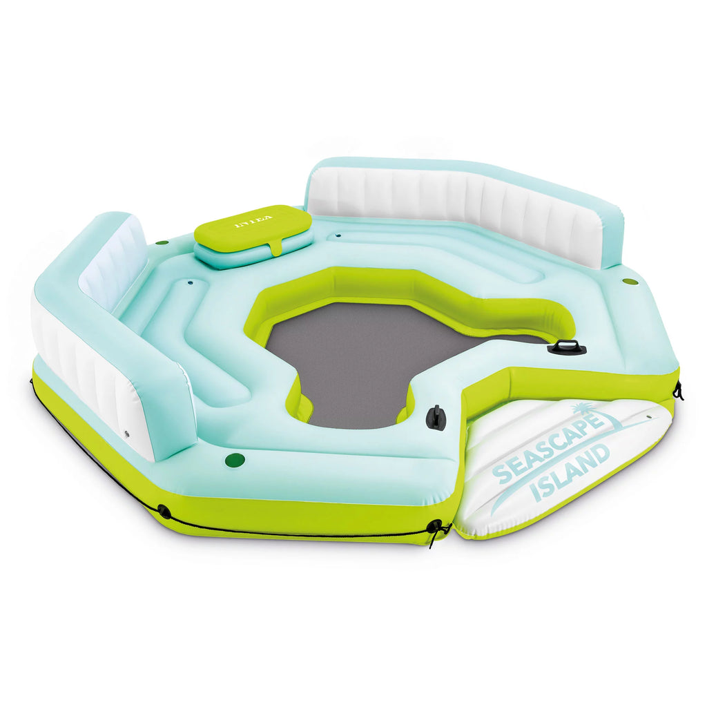 Inflatable Water Lounge with Built In Cooler and Backrests J7774