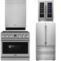 36 Electric Range, Refrigerator, Dishwasher and Wine Cooler O331