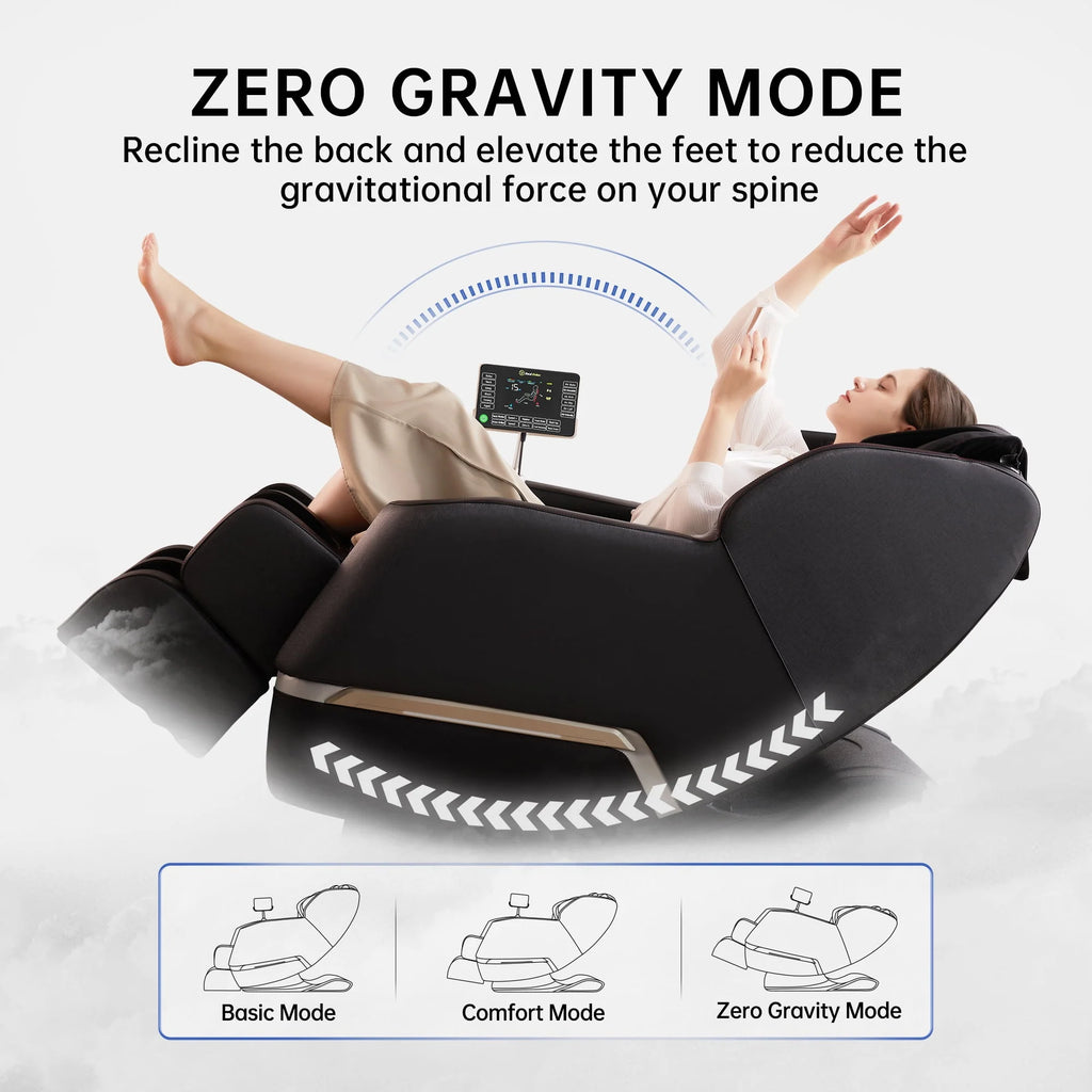 Black Zero Gravity Electric Massage Chair D84114