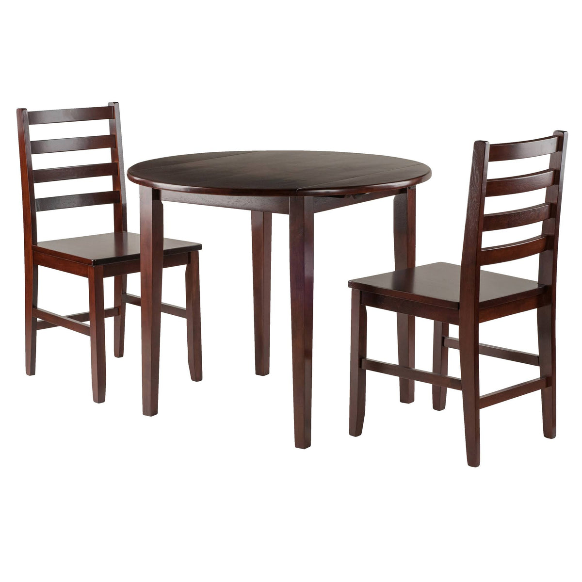 Drop Leaf Table with 2 Ladderback Chairs I4251