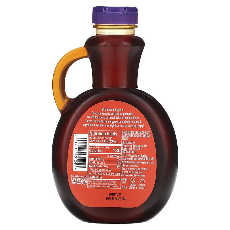 Organic Pancake Syrup 20 fl oz K6381