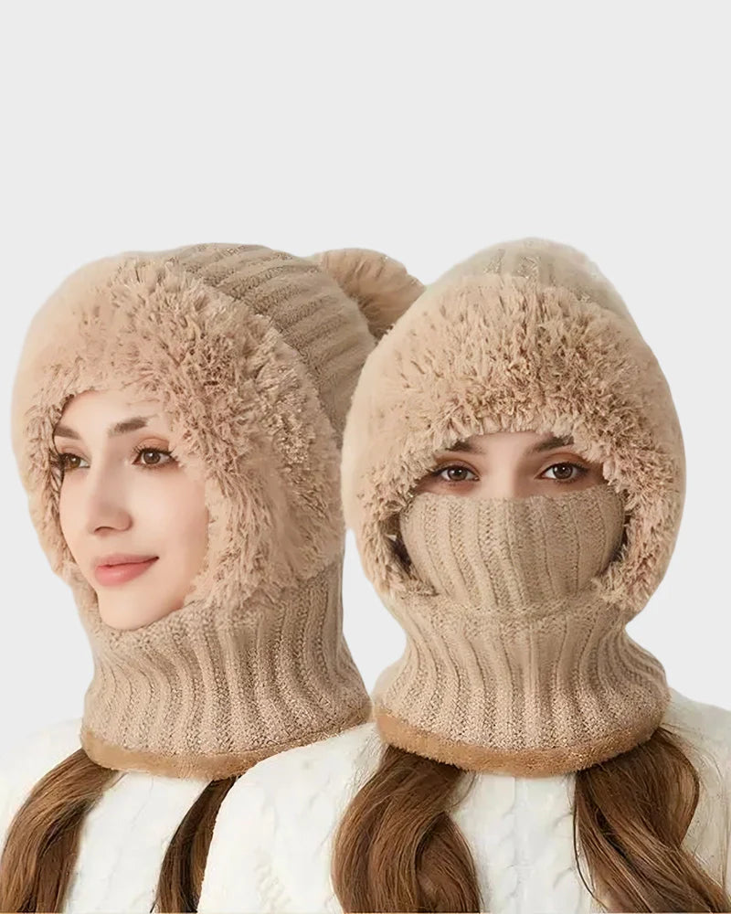 Warm Knit Beanie with Pom Pom D983336