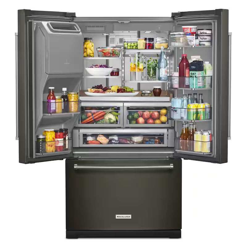 26.8 cu. ft. French Door Refrigerator in Black Stainless U58790